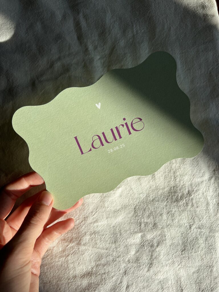 Geboortekaartje Laurie