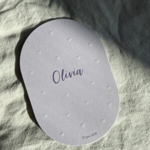 Geboortekaartje Olivia