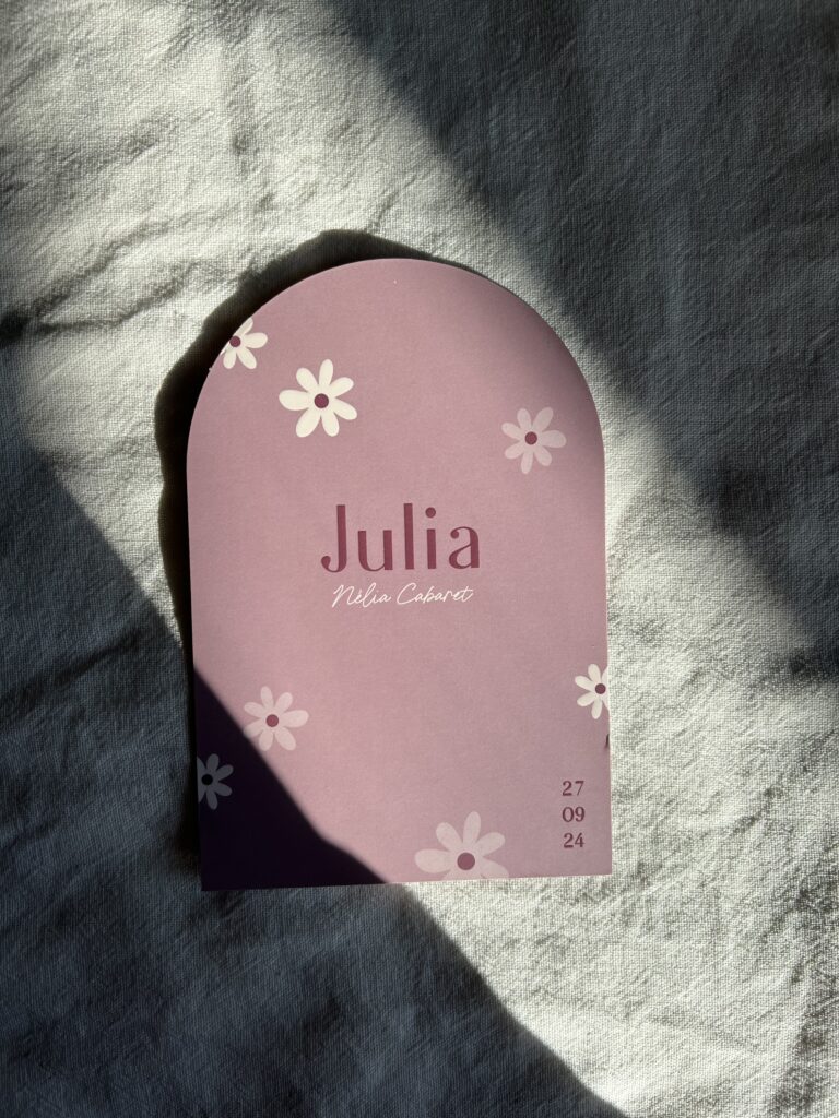 Geboortekaartje Julia