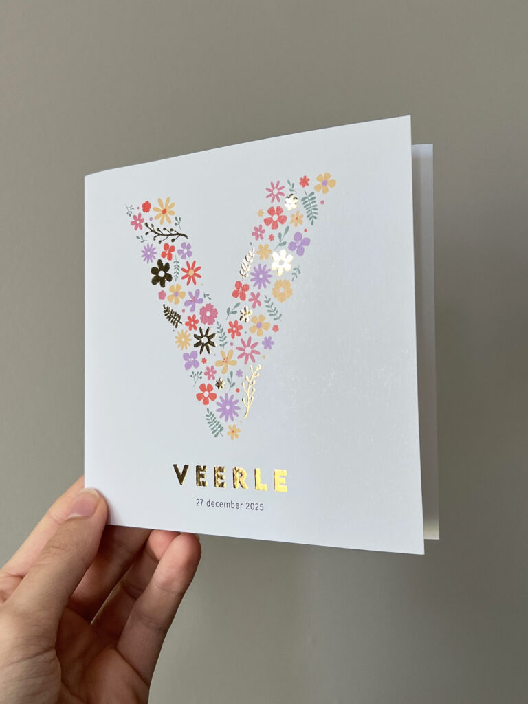 Geboortekaartje Veerle