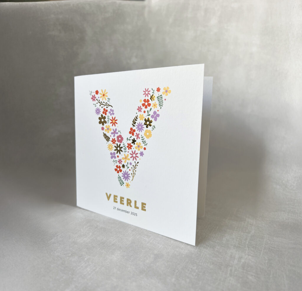 Geboortekaartje Veerle