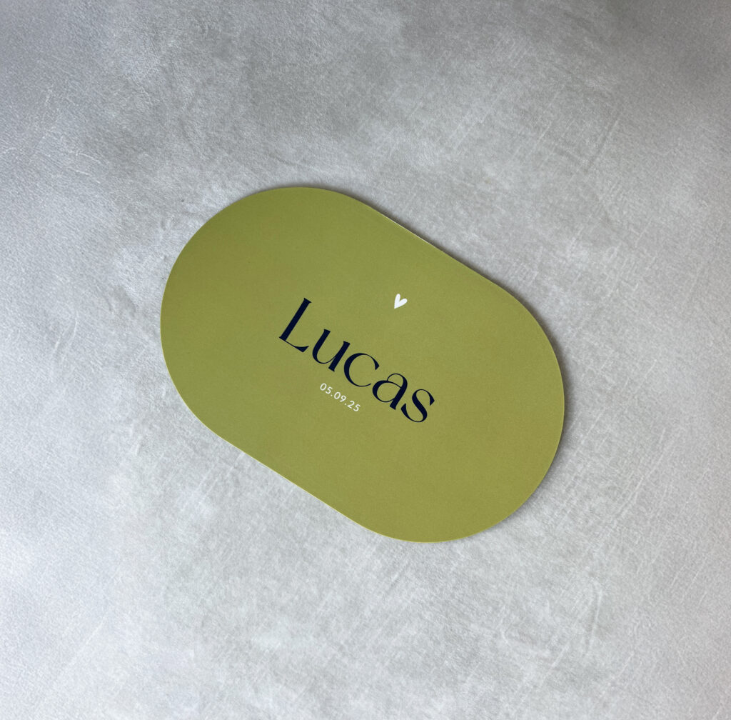 Geboortekaartje Lucas