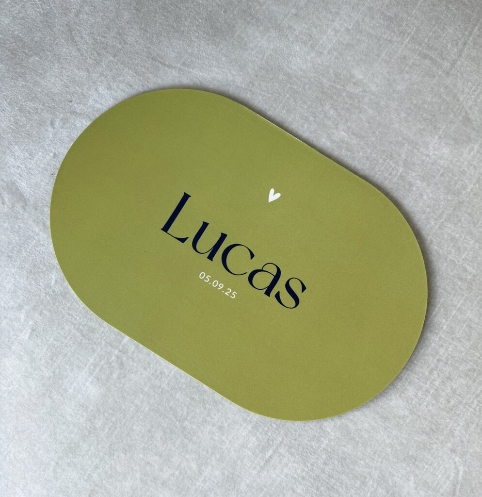 Geboortekaartje Lucas